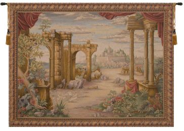 Vue Antique Without People French Tapestry