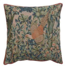A Pheasant In A Forest Large French Cushion