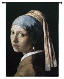 Girl with a Pearl Earring Wall Tapestry
