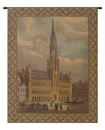Town Hall Brussels Belgian Tapestry Wall Art