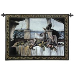 Promessa D'Estate Small Wool and Cotton Wall Tapestry