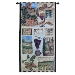 Wine Country II Small Wall Tapestry