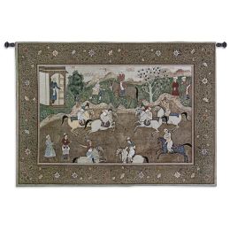 The Polo Match Wall Tapestry