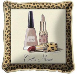 Cats Meow Pillow Cover
