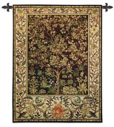 Tree of Life Umber Wall Tapestry
