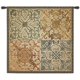 Wrought Iron Elegance Large Wall Tapestry