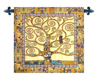Tree of Life by Gustav Klimt Italian Tapestry