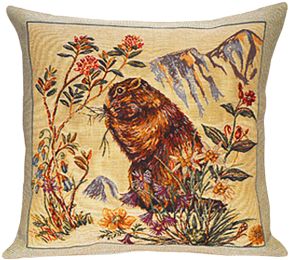 Marmottes French Cushion