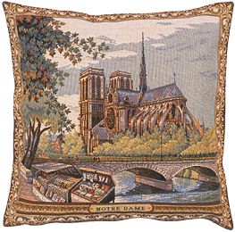 Notre Dame French Cushion