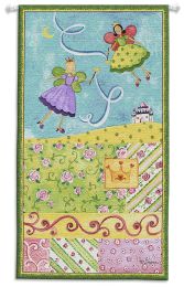 Patchwork Fairy I Wall Tapestry