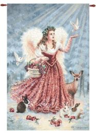 The Christmas Angel Fine Art Tapestry