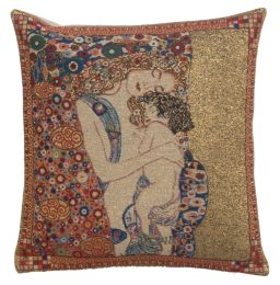 Mere et Enfant by Klimt Cushion