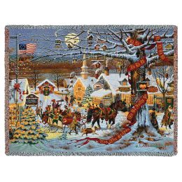 Small Town Christmas Blanket