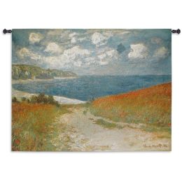 Path Through the Corn at Pourville Medium Wall Tapestry