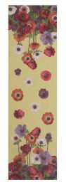Anemones Yellow French Table Runner