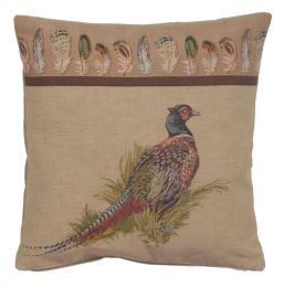 Pheasant French Cushion