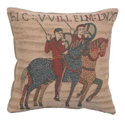 Bayeux Horseriders French Cushion