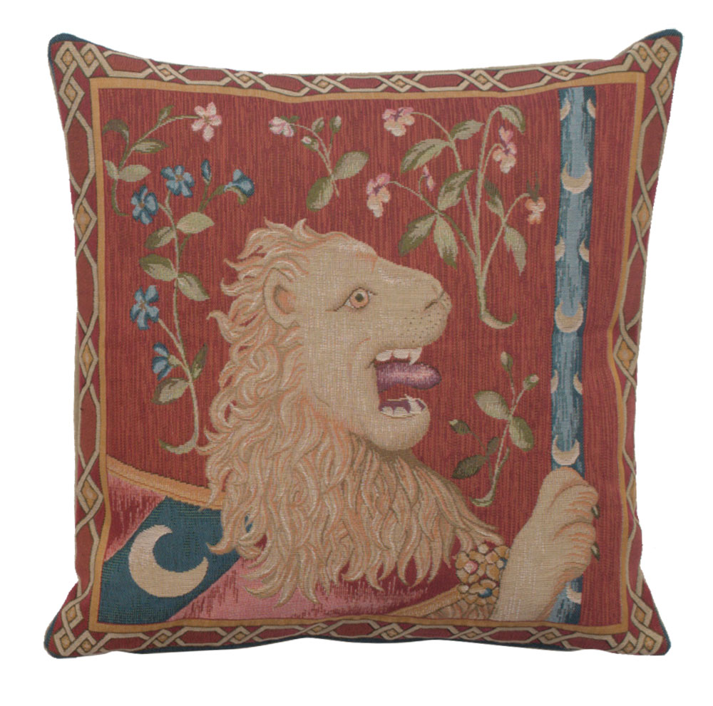 Le Lion Medieval French Cushion