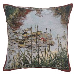 Waterlily Monet's Garden European Cushion