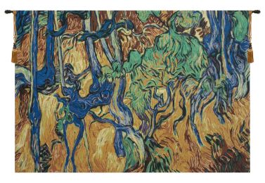 Tree Roots and Trunks Tapestry by Van Gough