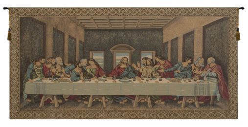 The Last Supper V Tapestry Wall Hanging (Size: H 50 x W 100)