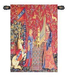 The Hearing L'ouie European Tapestry (Size: H 36 x W 28)