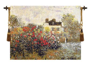 The House Of Claude Monet European Tapestry (Size: H 28 x W 35)