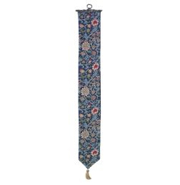 Fleurs de Morris  Bell Pull (Color: Blue)