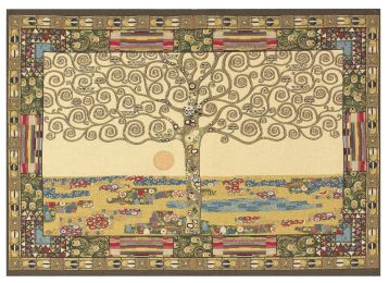 Tree of Life by Klimt European Tapestry (Size: H 20 x W 24)